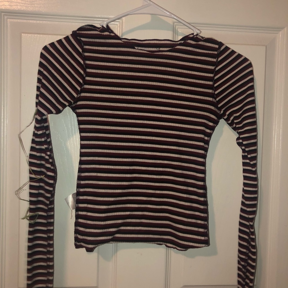 Long sleeve striped shirt